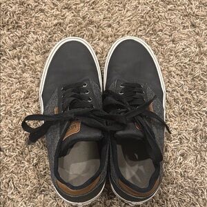 Vans Men's Black and Brown Sneakers